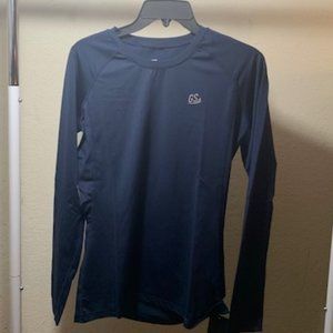 Good Sport Women's Aquaruis Blue Long Sleeve Athletic Shirt L NWT